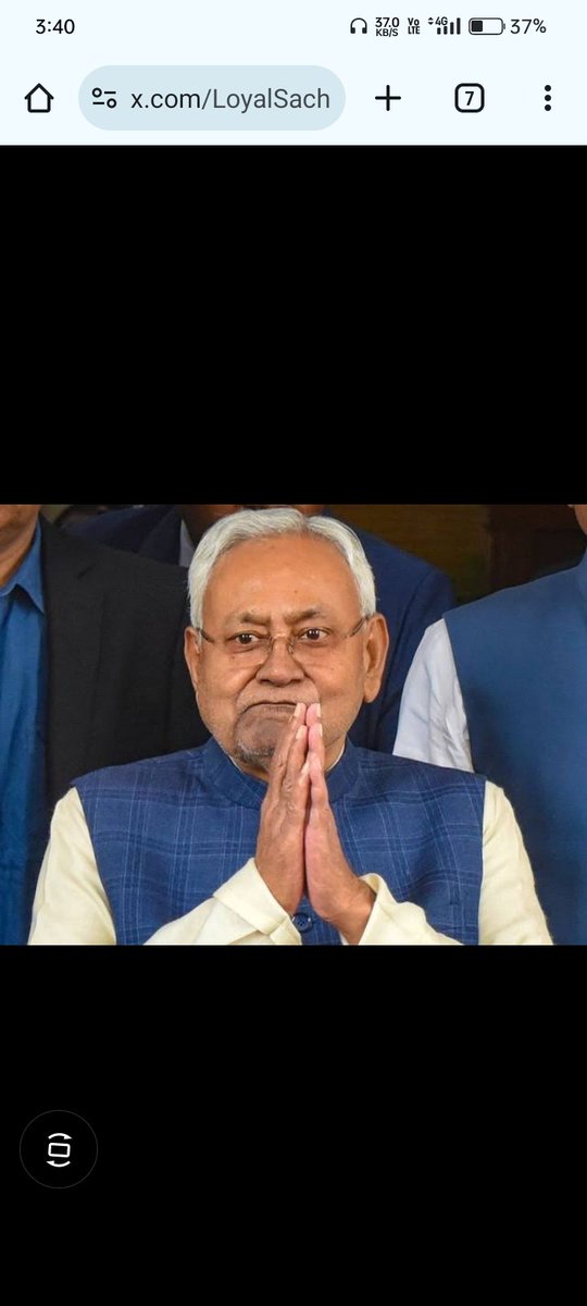 MdDanis2575's tweet photo. It's funny how Nitish Kumar can decide the fate of the BJP and Congress. Impact player. #ElectionsResults https://t.co/S44WxalXtg
