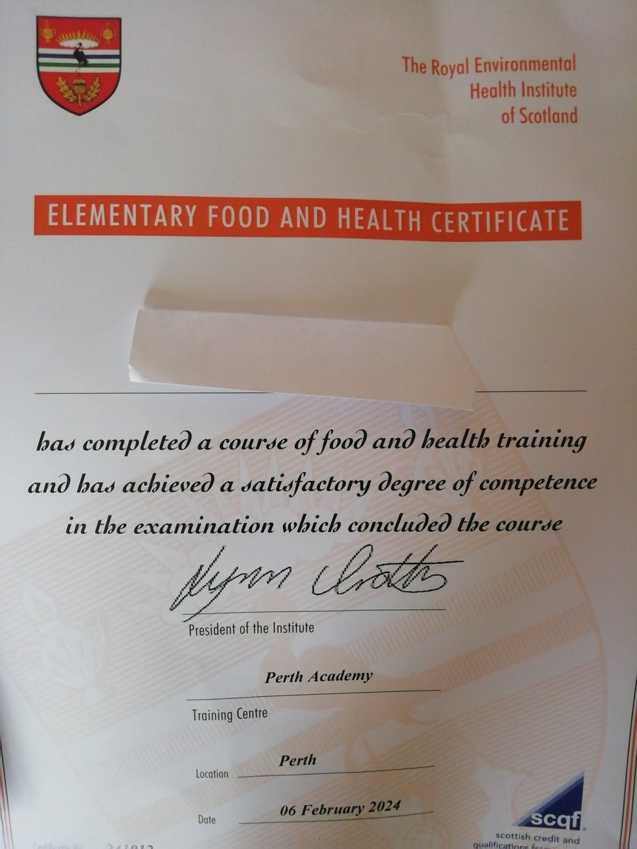 MackayArts's tweet photo. @perthacademy I think its brilliant that by the end of their second year pupils have an elementary food hygiene certificate and food/health certificate. Brilliant for future part time after school jobs #jobready https://t.co/g2tvm1O1Uu
