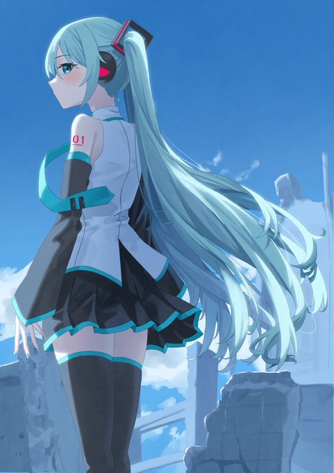 「初音ミク ニーソックス」の画像/イラスト/ファンアート(新着)