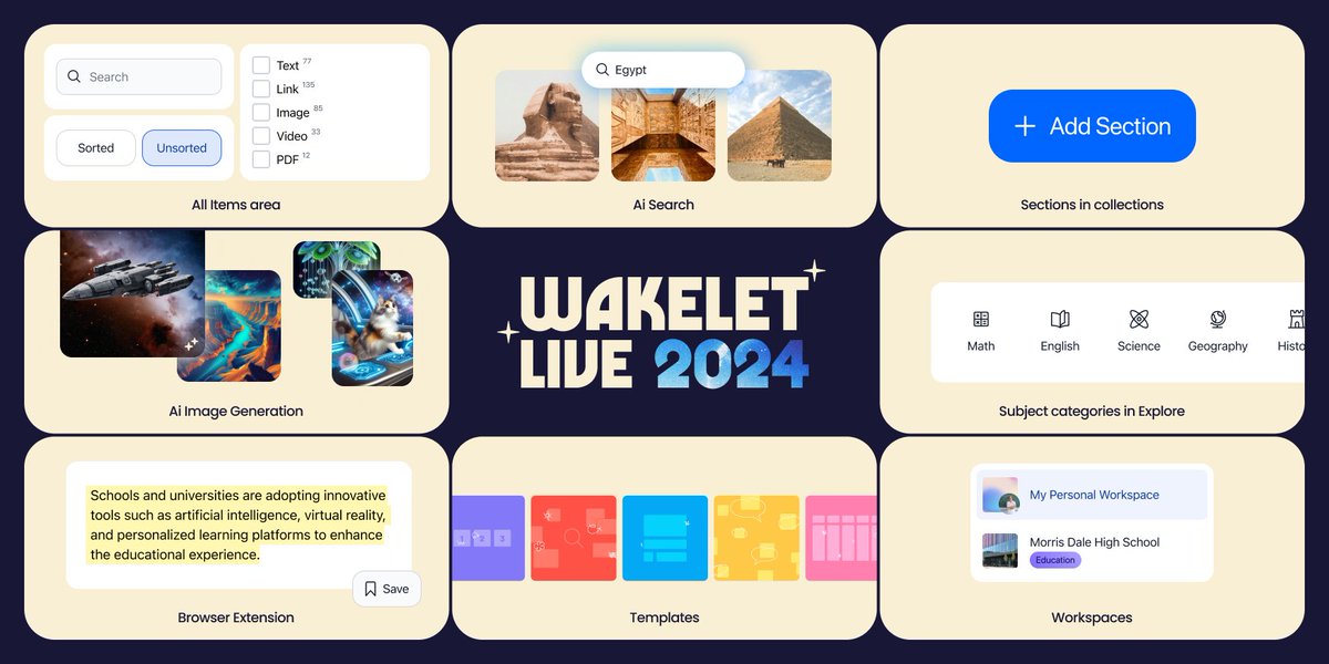 Wakelet 💙 (@wakelet) on Twitter photo 🚀 Wakelet LIVE has wrapped up, but don’t worry if you missed it!
📽️Rewatch the entire event here, and discover the feature announcements that made it the biggest Wakelet Live yet: bit.ly/3yKUQSz
🎉Check out this THREAD recapping our top new features and updates: 🚀 Wakelet LIVE has wrapped up, but don’t worry if you missed it!
📽️Rewatch the entire event here, and discover the feature announcements that made it the biggest Wakelet Live yet: bit.ly/3yKUQSz
🎉Check out this THREAD recapping our top new features and updates: