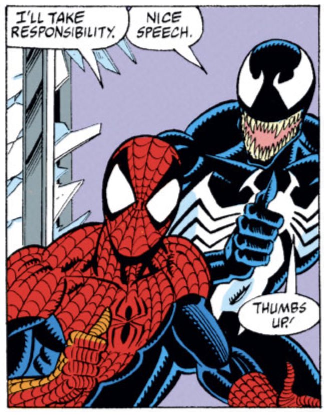 spider-man out of context tweet media