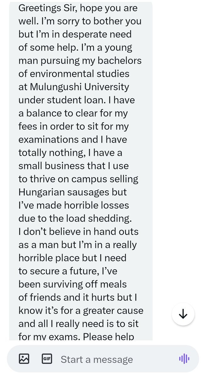 Someone in need of help 🙏🏾 direct from my dm's