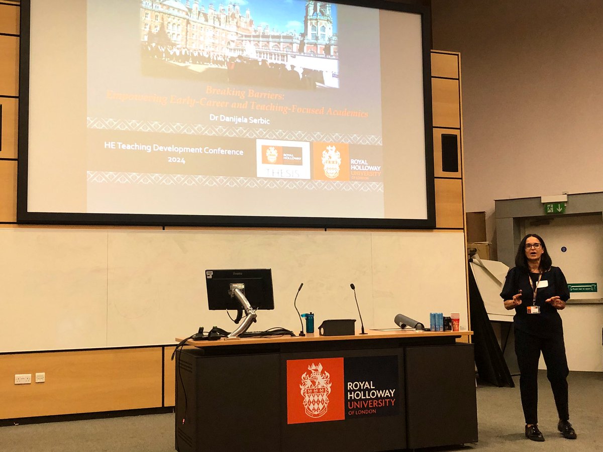 Genuinely inspiring and honest keynote from <a href="/DrDSerbic/">Dr Danijela Serbic</a>, <a href="/BPS_DARTP/">BPS DART-P</a> Heptoty winner, about supporting education focused academics <a href="/THESIS_RHUL/">THESIS</a> Lack of defined carer progression, negative perceptions, and minimal sources of funding are key issues
