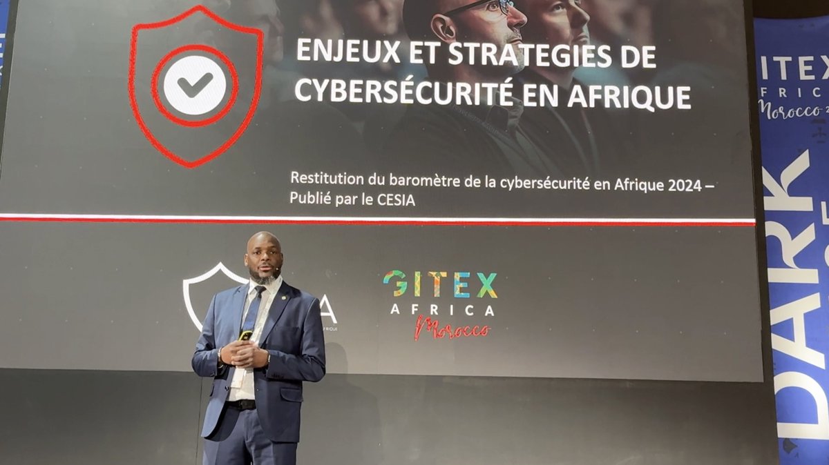 DidierSimba's tweet photo. 🌍✨ [RETOUR EN IMAGE] du @GITEXAfrica 2024 !

J’ai eu l’immense honneur de donner le discours d’ouverture sur la #cybersécurité lors du #GitexAfrica le 29 mai 2024 à #Marrakech au #Maroc 🔒💻

#Innovation #Collaboration #TechAfrica #DidierSIMBA #CESIA #DSTrust https://t.co/VufdIiyqQB