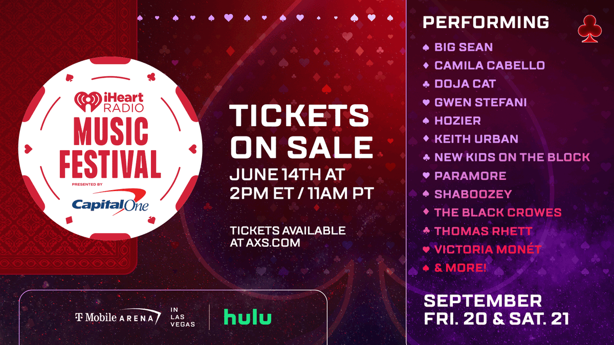 THE 2024 #iHeartFestival LINEUP IS HERE! 🙌🔥

All <a href="/iHeartFestival/">iHeartRadio Festival</a> ticket info: iheartradio.com/festival