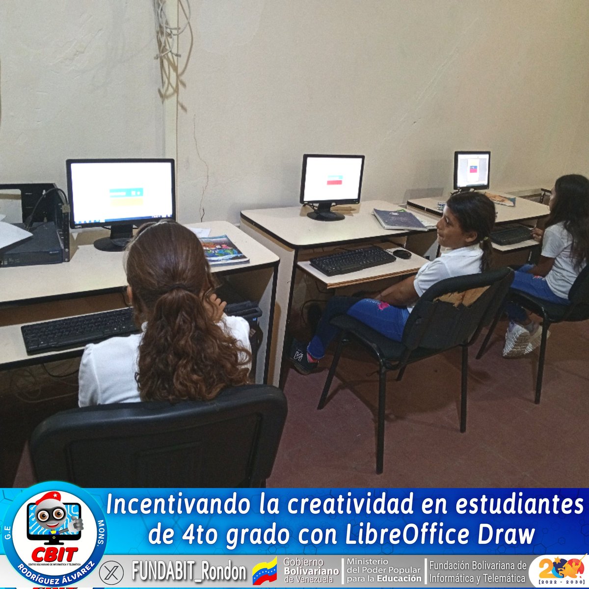 FUNDABIT_Rondon's tweet photo. #03Jun Incentivando la creatividad en estudiantes de 4to grado con LibreOffice Draw 🎨🖌️

#SanciónCero
#GuáricoProduce
#SomosFundabit
@NicolasMaduro
@MPPEDUCACION
@Mincyt_VE
@_LaAvanzadora
@EliasEducacion
@CanaimaGNULinux
@CNTI_VE @CDCEGuarico https://t.co/4fVz5WX3LW