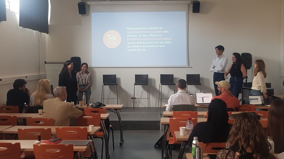 ...TARA (soutien communautaire aux aidants) et CARBOON (score écologique des sports outdoor) !

Bravo aux équipes projet et merci au jury !