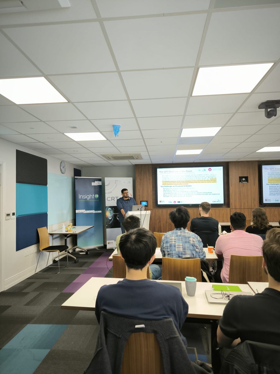 Janet Choi (@janet_choi1) on Twitter photo Great to be here on the first day of NLP Training Week'24 at <a href="/uniofgalway/">Ollscoil na Gaillimhe | University of Galway</a> <a href="/galwayDSI/">Data Science Institute @ University of Galway</a> jumping in on fascinating talk being delivered by 4th Yr #CRTAI #PhD Reseacher <a href="/Dhairya_Dalal/">Dhairya Dalal</a> to CRTAI peers on word representation & how computers learn words. #AI #LLM Great to be here on the first day of NLP Training Week'24 at <a href="/uniofgalway/">Ollscoil na Gaillimhe | University of Galway</a> <a href="/galwayDSI/">Data Science Institute @ University of Galway</a> jumping in on fascinating talk being delivered by 4th Yr #CRTAI #PhD Reseacher <a href="/Dhairya_Dalal/">Dhairya Dalal</a> to CRTAI peers on word representation & how computers learn words. #AI #LLM