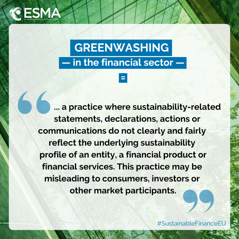 ESMAComms's tweet photo. 🌍 ESAs Final Reports on #Greenwashing are out → https://t.co/GpUrm4u6kd

🥬 supervisory response to greenwashing risks
👁️ view of how sustainability-related supervision can be enhanced
🇪🇺 NCAs – steps 📢 supervision of sustainability-related claim

@EU_Finance @McGuinnessEU