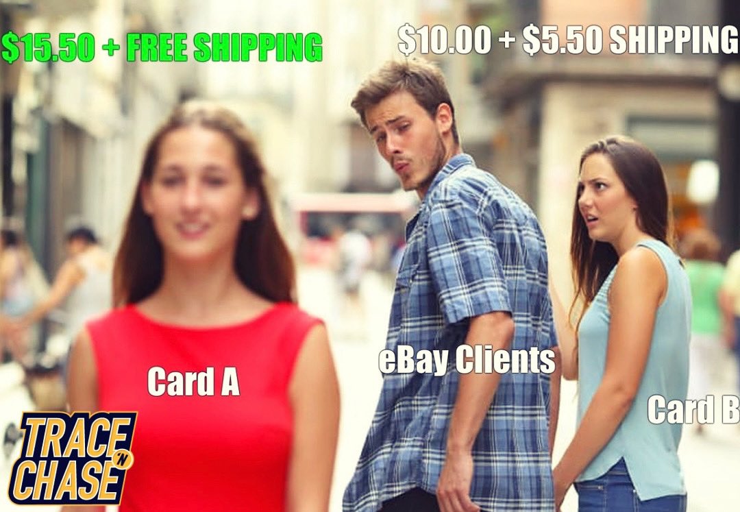 tracenchase's tweet photo. eBay clients be like…🤣🤣

#showyourhits #RC #nbaplayoffs #thehobby #ebay #tracenchase #whodoyoucollect #bgs #bgs10 #psa #bycollectorsforcollectors #tracenchaseskg #funnymemes #nbamemes #ebayseller #ebaylife #ebaycommunity #ebayreseller #ebaystore #eBayDeals #Ebaystores @eBay https://t.co/vQqBZ8APA9