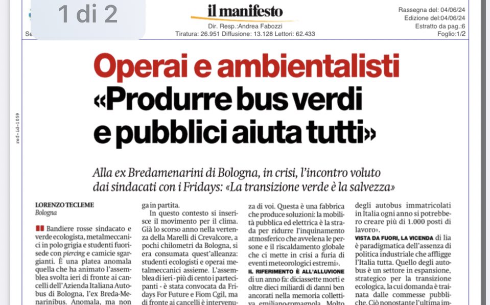 FranFerrante's tweet photo. #interessante
@loretecle su @ilmanifesto a proposito di #ecologisti e #operai “uniti nella lotta”
#greendeal https://t.co/wHQoRBwuM4