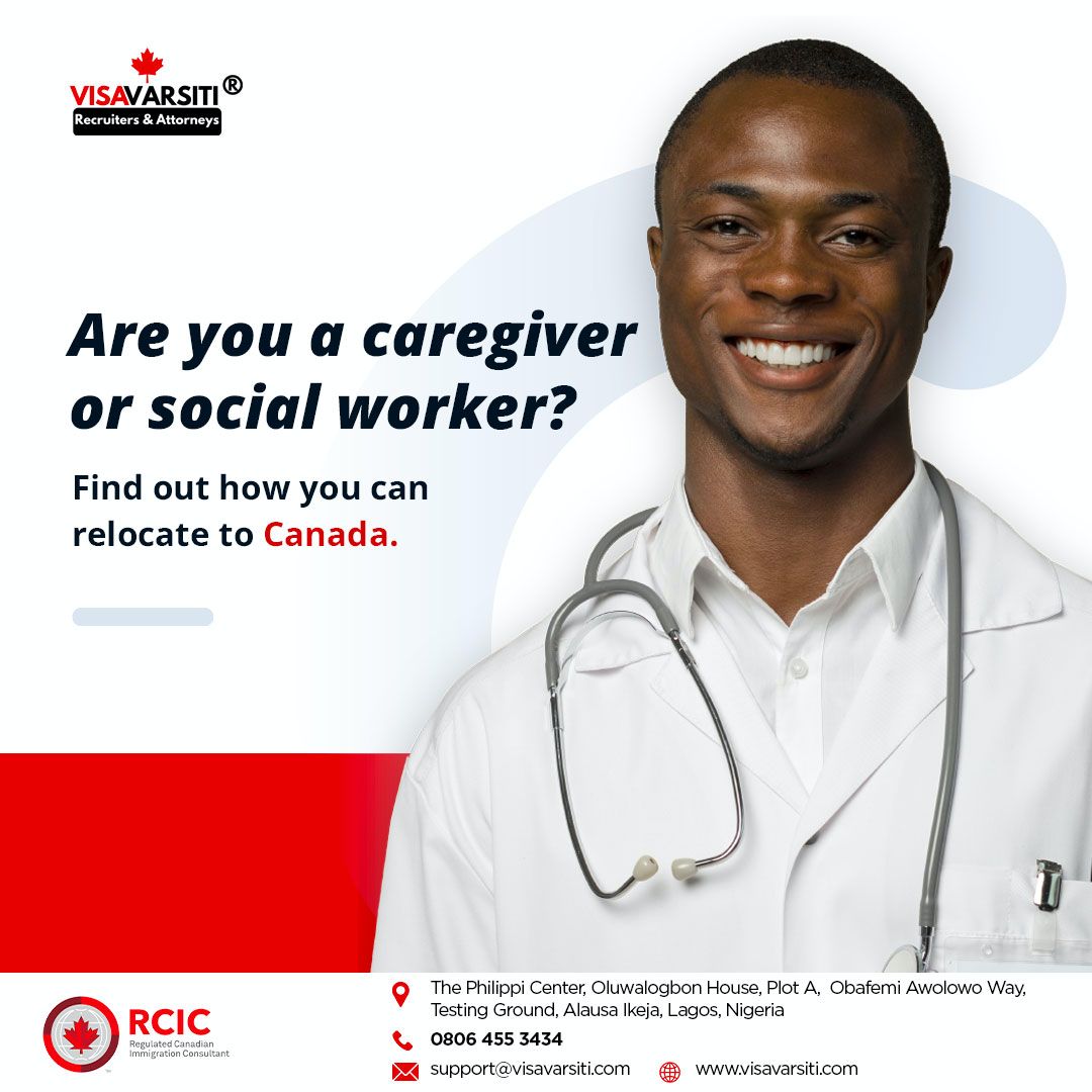 visavarsiti's tweet photo. A Caregiver or Social Worker? 🌟 Discover how you can relocate to Canada through LMIA jobs. Your skills are in high demand, and we're here to guide you through every step of the way through the process. 

Start your new chapter in a country that values expertise. Let us help you. https://t.co/208gYv6pGo