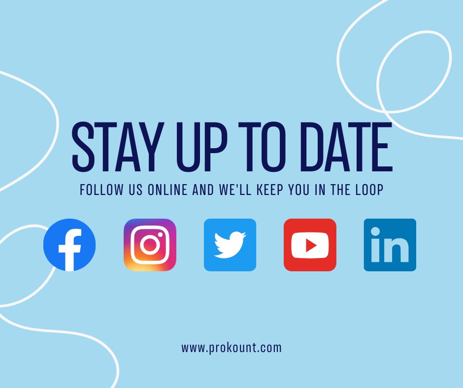 prokount's tweet photo. Follow us on social media &amp; stay updated with latest promotions and deals for your educational journey 👇

Facebook: https://t.co/9uxl1gpgW0

Instagram: https://t.co/YRN7air9wA

LinkedIn: https://t.co/DB1rvaJuE1

Youtube: https://t.co/dYA5LIvQEM

Website: https://t.co/0XGLiPMXtQ https://t.co/O3iXmIdEEp