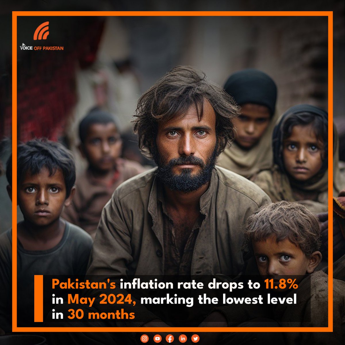 VoiceOffPak's tweet image. Falling food prices and tweaks to fuel rates have brought Pakistan's inflation rate down to a 30-month low of 11.8% in May.
Read More: https:/voiceoffpakistan.com/
#pakinflation #fuelrate #foodprices #VOP #voiceoffpakistan