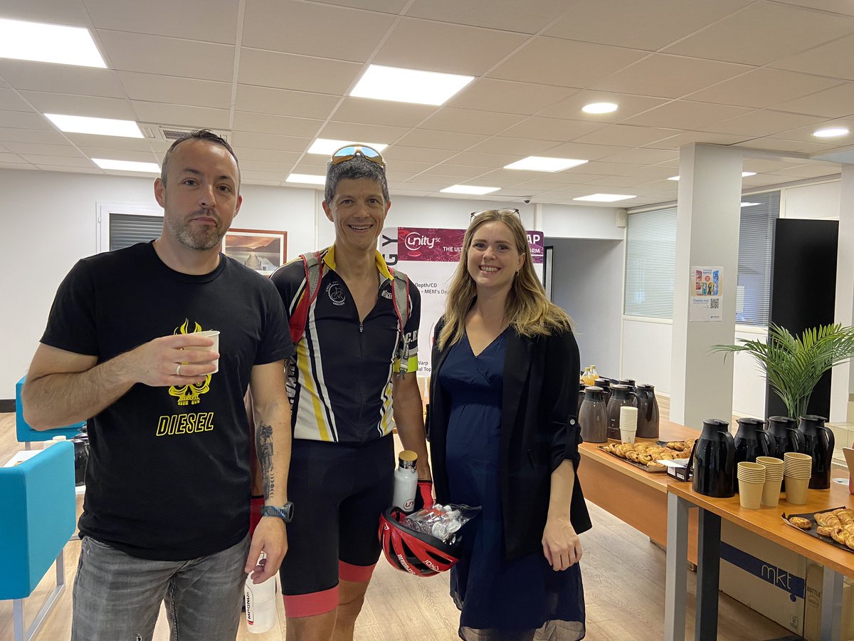 🚴‍♂️ <a href="/ChallengeMob/">Challenge Mobilité</a> <a href="/auvergnerhalpes/">Auvergne-Rhône-Alpes</a> 🌍
Merci à tous pour cette matinée du 4 juin pleine de rires et de bonne humeur autour d'un délicieux petit-déjeuner ! 🥐☕
Continuons pour un avenir plus vert ! 🌱💪
#ChallengeMobilité #MobilitéDurable