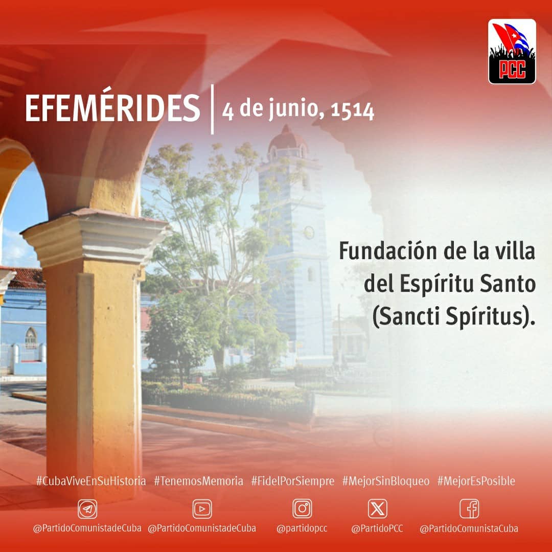 Sancti Spíritus llega… y sigue en 510 ,la renovadora brisa d esta celebración llega a  zonas d una ciudad donde, cada calle, plaza, iglesia y miles d inmuebles tienen y contienen su historia contra los zarpazos y las adversidades d tiempo. 
Felicidades #SantiSpiritusEnMarcha