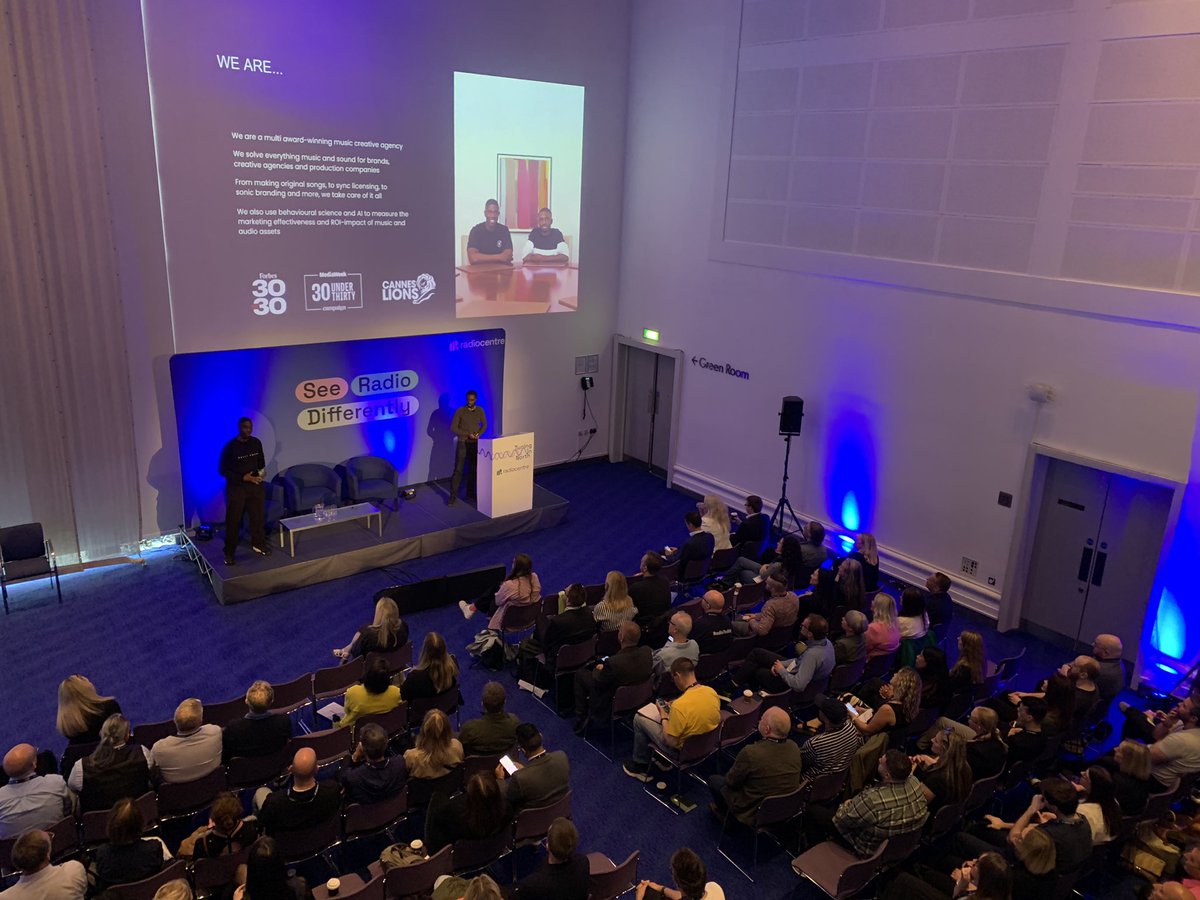 Now it’s over to <a href="/LoudParadeLtd/">Loud Parade</a>’s Rahmon Agbaje and Maatin Adewunmi talking about the power of bespoke audio and music in attracting younger audiences #TuningIn North
