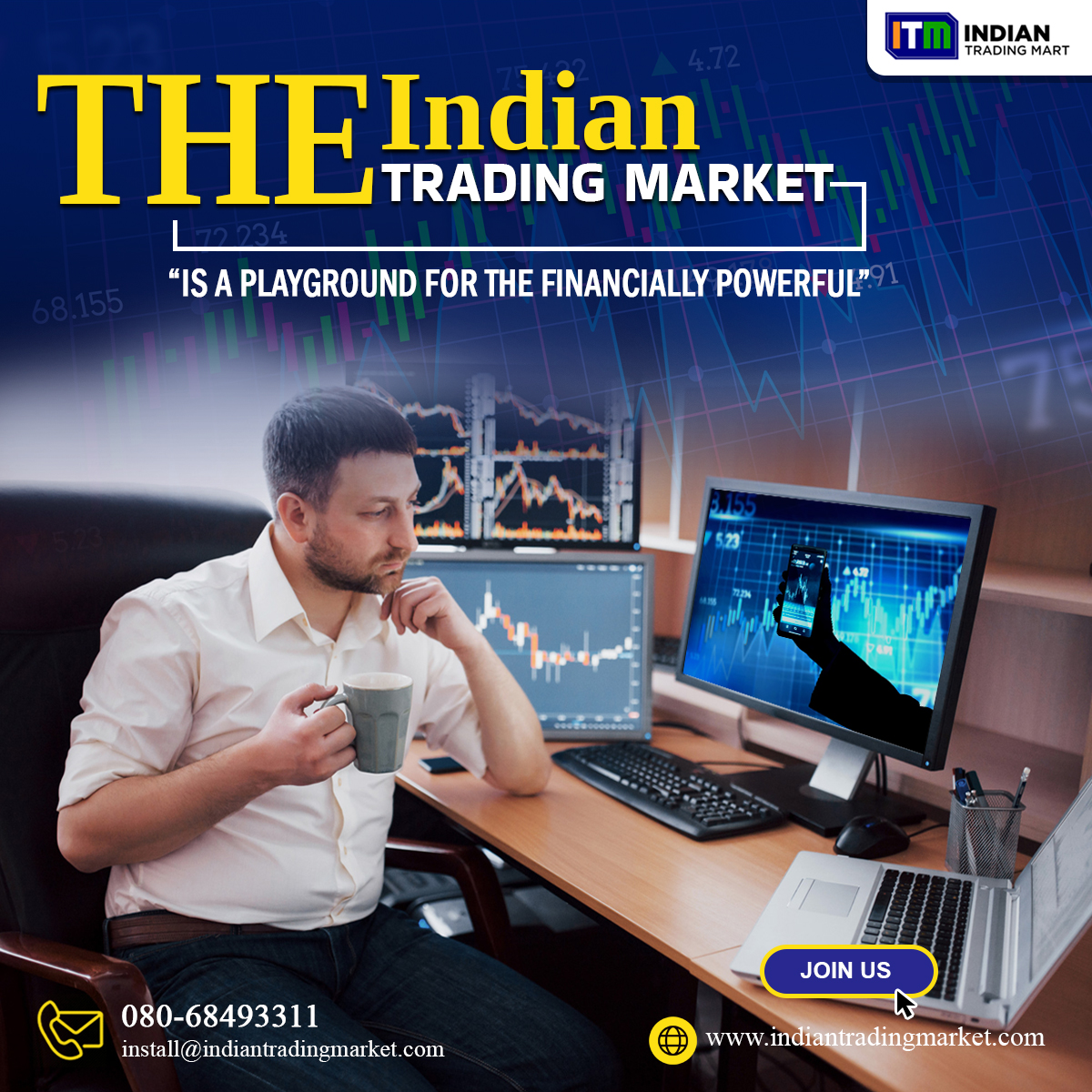 indiantrad09's tweet photo. Indian trading market, offers real-time data, advanced analytics, and seamless transactions, making it an ideal environment for those with substantial resources to maximize their investment potential and stay ahead 
Website: https://t.co/u6CnzGGz7X https://t.co/eznpvEu2T4