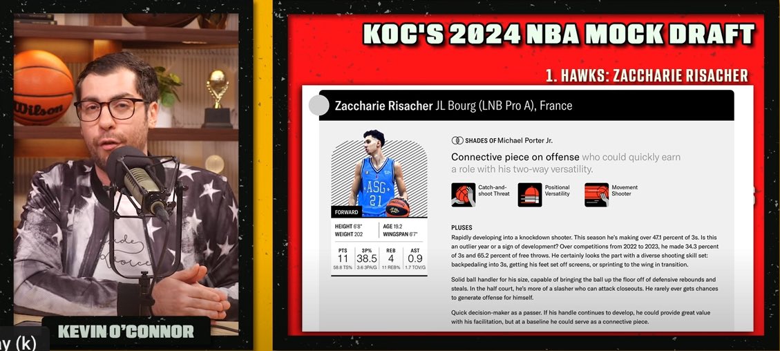 TraeC77's tweet photo. KOC Big Board before the Draft Lottery got announced
vs.
KOC Mock Draft after the Draft Lottery got announced

Doesn’t get more blatant than this… https://t.co/6FYxn2Ildf