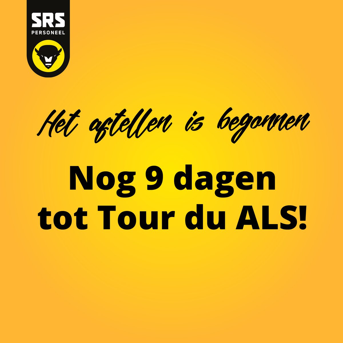Volgende week is het zover! Tour du ALS 2024. Wil jij meehelpen in de strijd tegen ALS? Doneren kan nog steeds: tourduals.nl/teams/team-srs