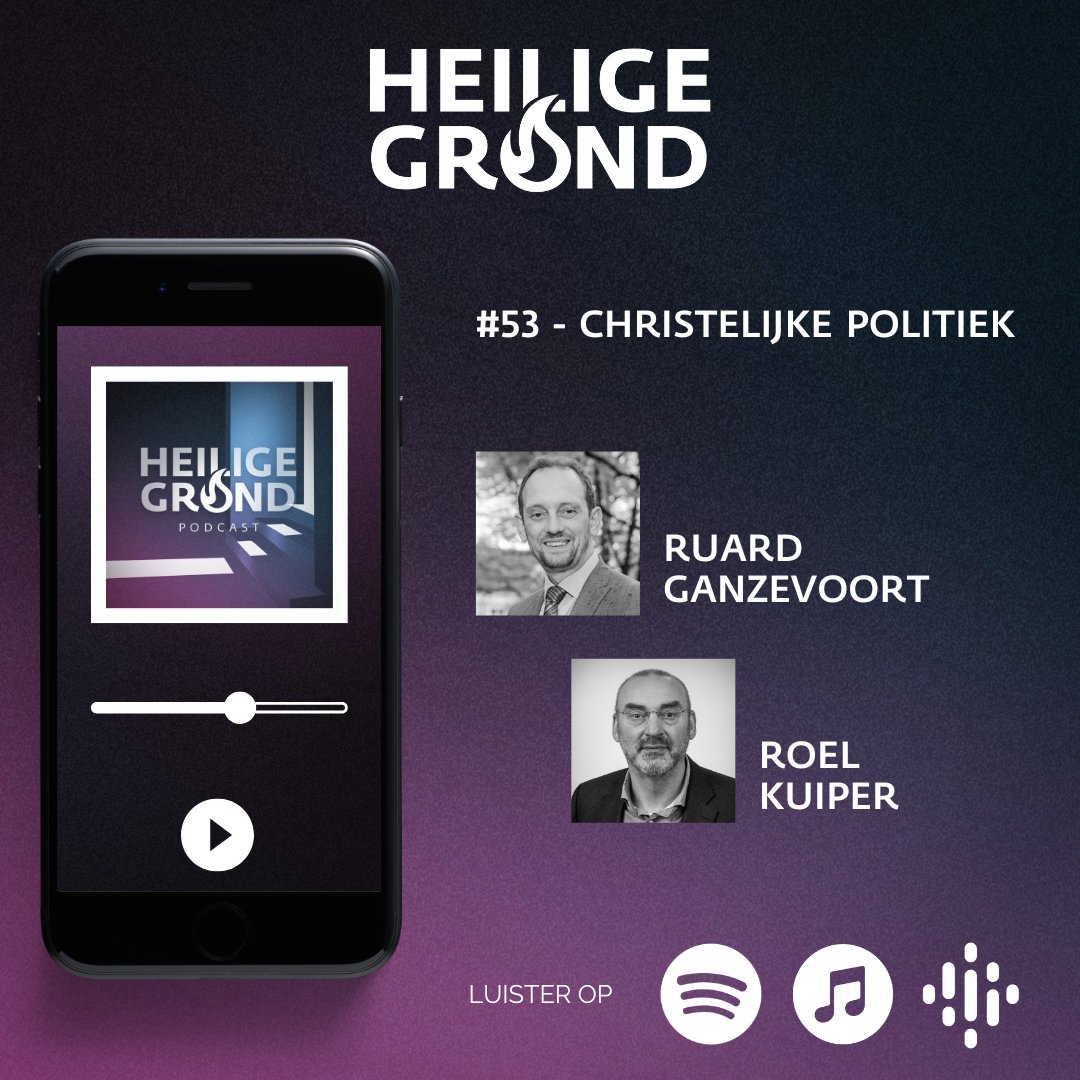 Als je christen bent, moet je donderdag dan 'christelijk' stemmen? En zo ja: wat betekent dat dan?

Een gesprek over christelijk politiek met 2 voormalig Eerste Kamerleden: @roel_kuiper (<a href="/christenunie/">ChristenUnie</a>) en <a href="/ruardganzevoort/">Ruard Ganzevoort</a> (<a href="/groenlinks/">GroenLinks</a>).

Luister via bit.ly/4e7bvjq