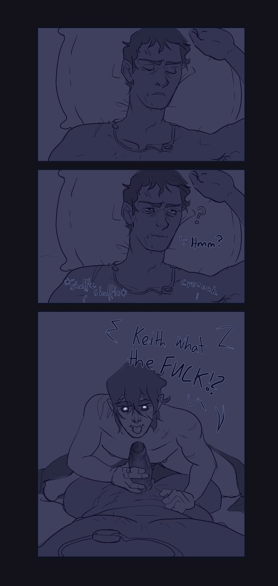 Ferris_faux's tweet photo. (NSFW klance) When your husband is an insatiable alien horndog with nil circadian rhythm :') https://t.co/berPqtHlmr