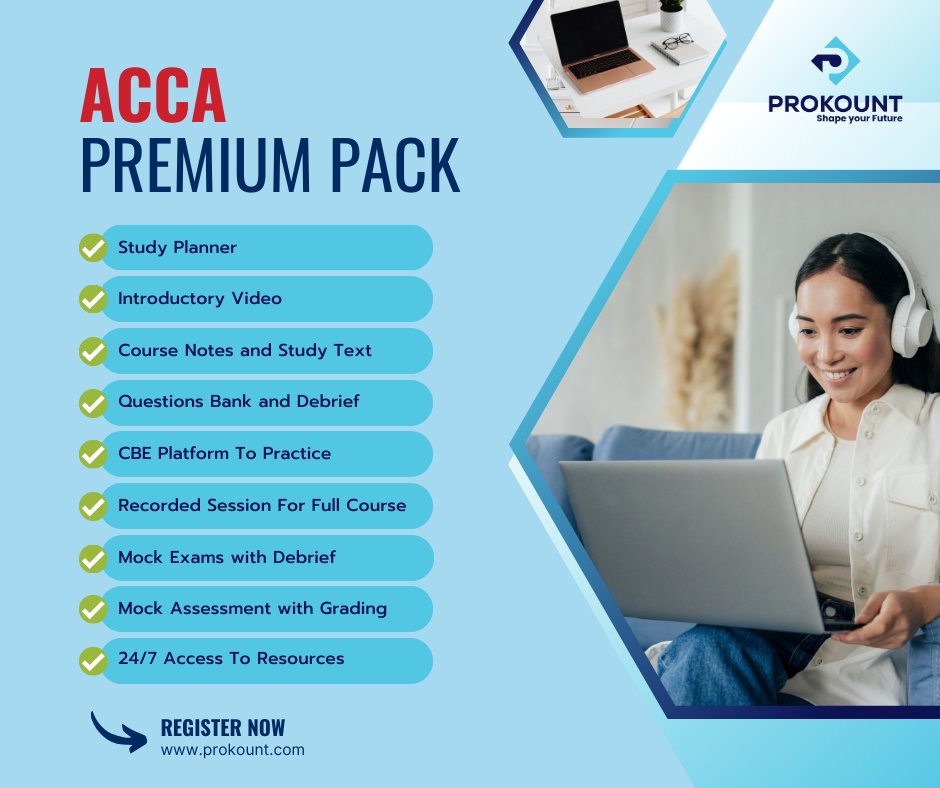 prokount's tweet photo. This full-service package is the most popular, cost-effective, and top choice for online learners.

It is a customised package that guides and advises the new student throughout.

𝗙𝗼𝗿 𝗿𝗲𝗴𝗶𝘀𝘁𝗿𝗮𝘁𝗶𝗼𝗻: https://t.co/Ya0IPmWqch

#ACCA #ACCAExams #ACCAResources https://t.co/WNel3XXy0r