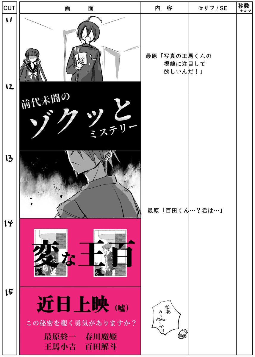 変な王百(映画変な家の予告パロですが金田一少年のパロでもある)(カオス) 