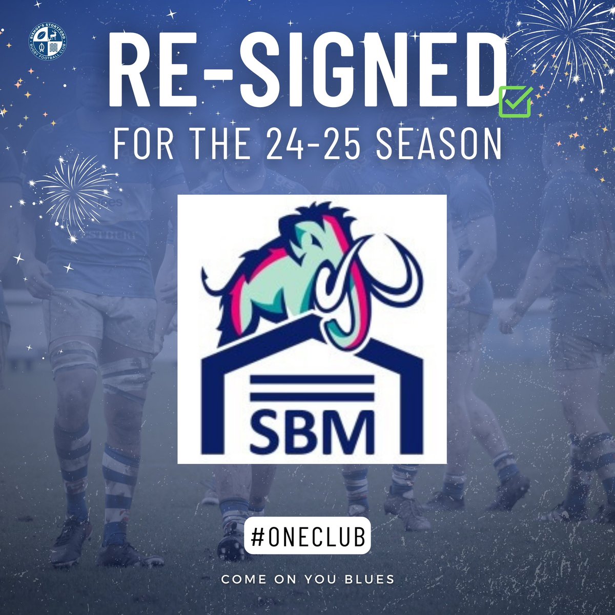 A massive shoutout to <a href="/SteelBuild/">Steel Build Masters</a> for re-signing for the upcoming season! 💙🤍#Oneclub