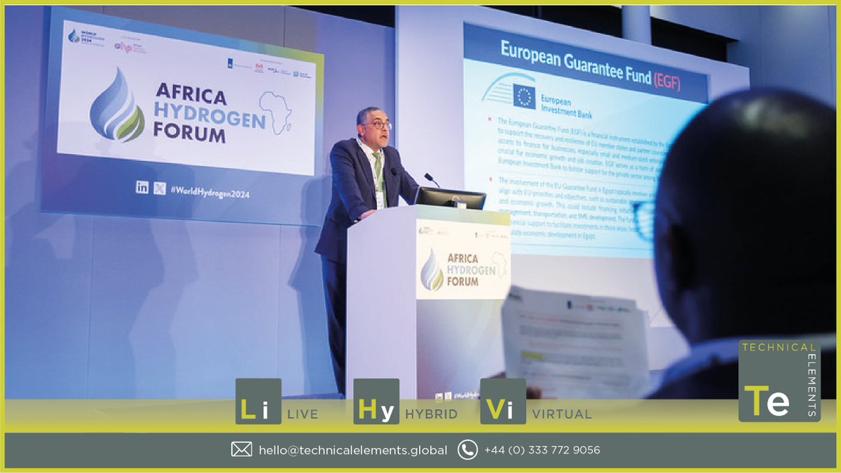 TechElementsLtd's tweet image. We were delighted to provide @SEC_Sustainable with production for their Africa Hydrogen Forum held at  #WorldHydrogen2024.  As shown, we provided video, audio &amp;amp; lighting equipment, a branded lectern and top table, stage, backdrop &amp;amp; signage #eventprofs #conferenceav #setandstage