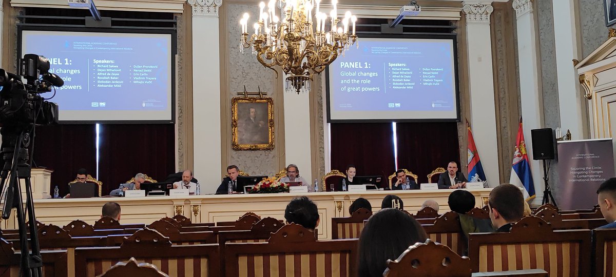 branko_fpn's tweet image. #Ongoing ... Intl. Academic Conference ⬇️

Squaring the Circle: Navigating Changes in the Contemporary #InternationalRelations

Organized by #IMPP &amp;amp; #fakultetbezbednosti 

📍@Univerzitet_BG #rektorat #ректорат