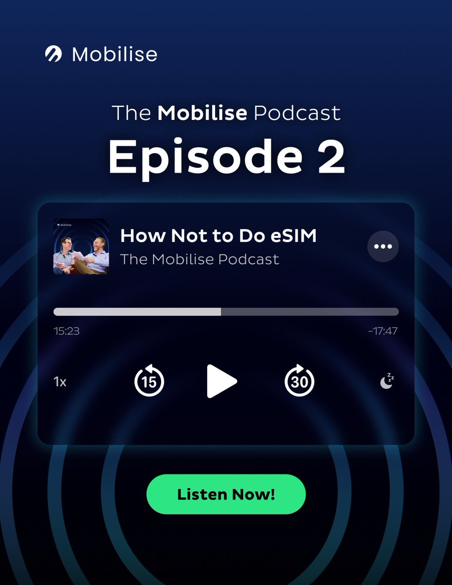 Check out our newest #podcast episode! Don't miss out on all the juicy #insights. Grab your favourite drink, plug in your earbuds, and tune in to The Mobilise Podcast for a good time! 🎧🎙️🔥

🔗 Click the link to listen to The Mobilise Podcast: mobiliseglobal.info/m/The-Mobilise…