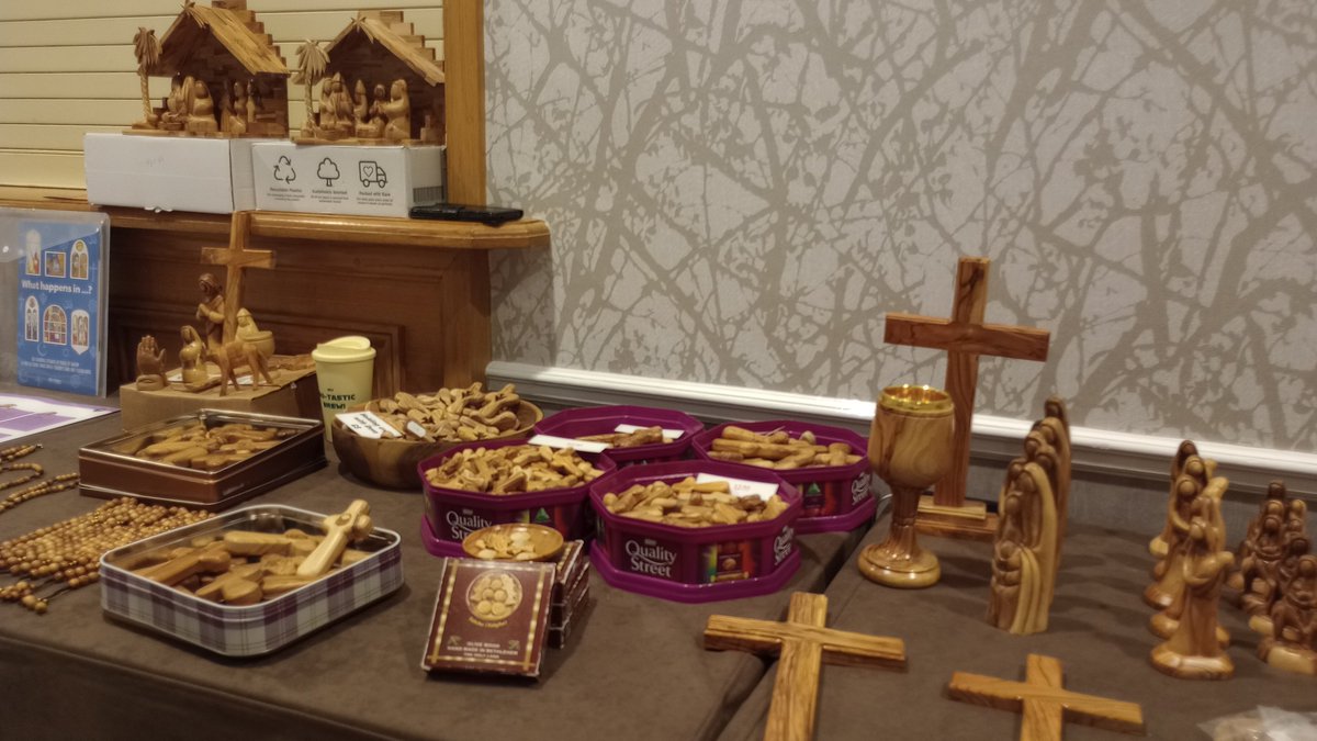 HolyLandGifts (@holylandgifts3) on Twitter photo Some of the interesting bits of Olive wood from #Bethlehem that we have available at <a href="/SACRECumbria/">Cumbrian SACRE</a> conference Some of the interesting bits of Olive wood from #Bethlehem that we have available at <a href="/SACRECumbria/">Cumbrian SACRE</a> conference