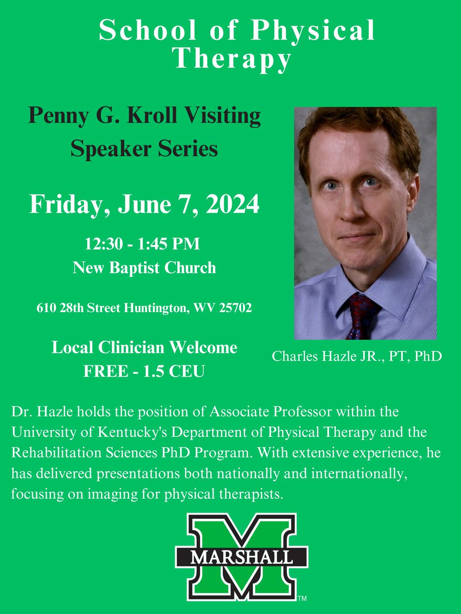 Honored to speak at Marshall University.