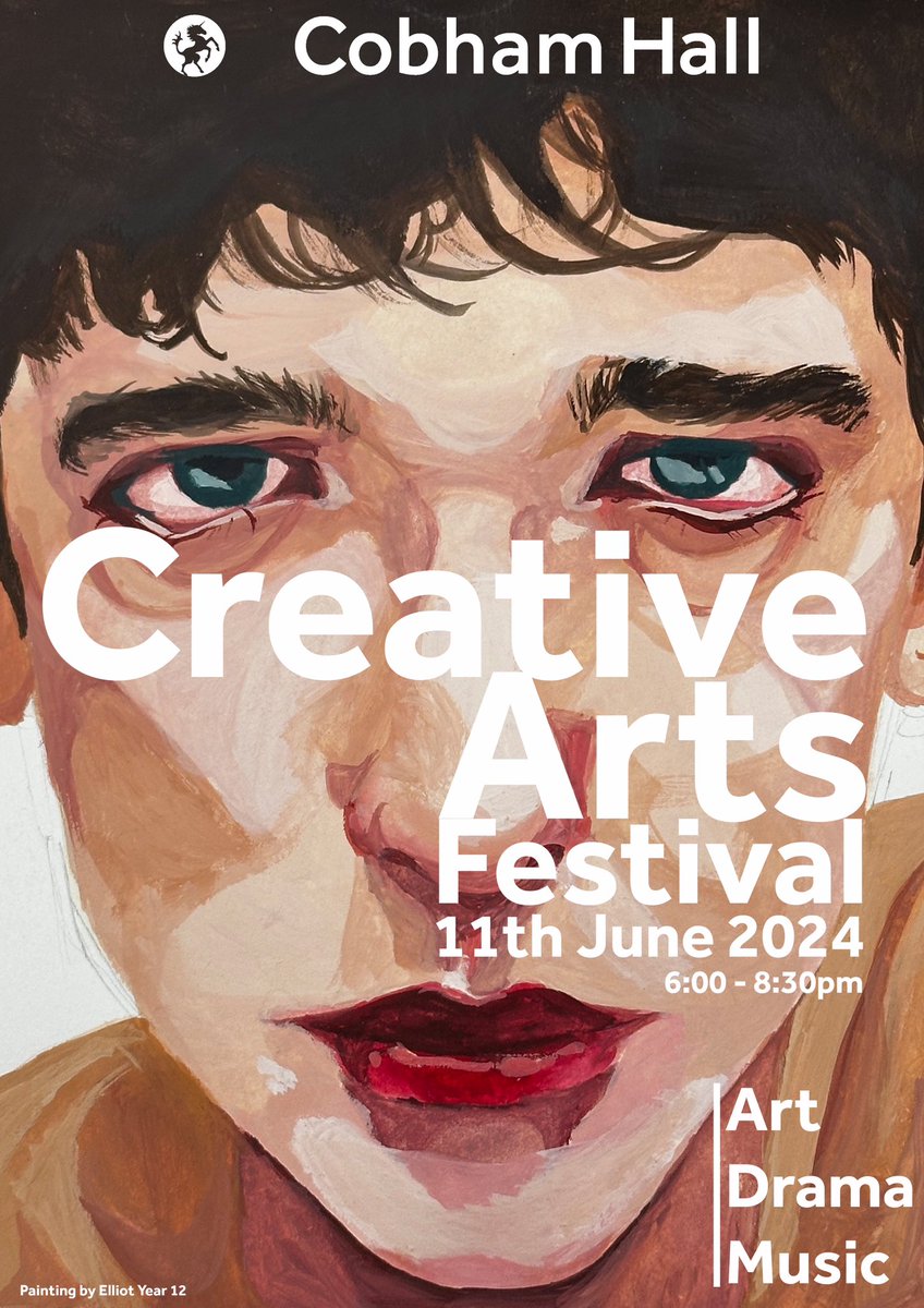 The annual Creative Arts Festival will be returning to Cobham Hall next week. 

Come and experience the various creative talents we have amongst our community through art exhibitions, music and performances🎵🎨🎭

#artexhibition #drama #steinwayandsons