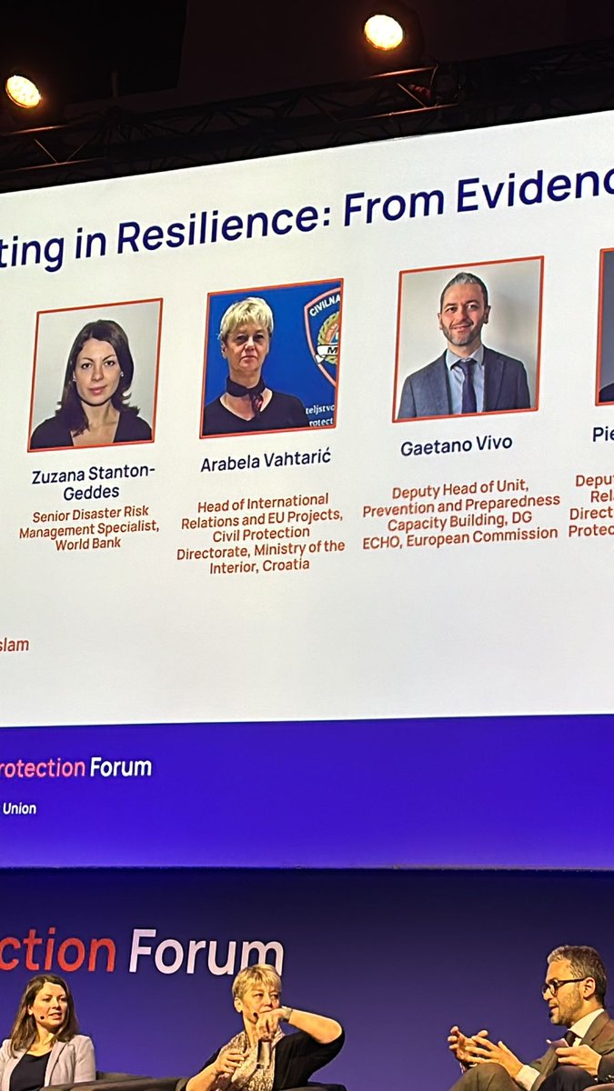 tarakjl's tweet photo. Arabela Vahtaric, Croatia's Head of International Relations and EU Projects said at the #EuropeanCivilProtectionForum that "Investing in #disasterresilience should be the rule, not an exception". 

Follow this link to join the conversation https://t.co/EMbkLcDjC6 https://t.co/PGxhj8DB87