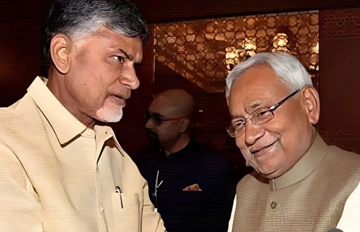 arunwowfactor's tweet image. Two Impact players right now 😬 #electionresults #nitishkumar #400Paar