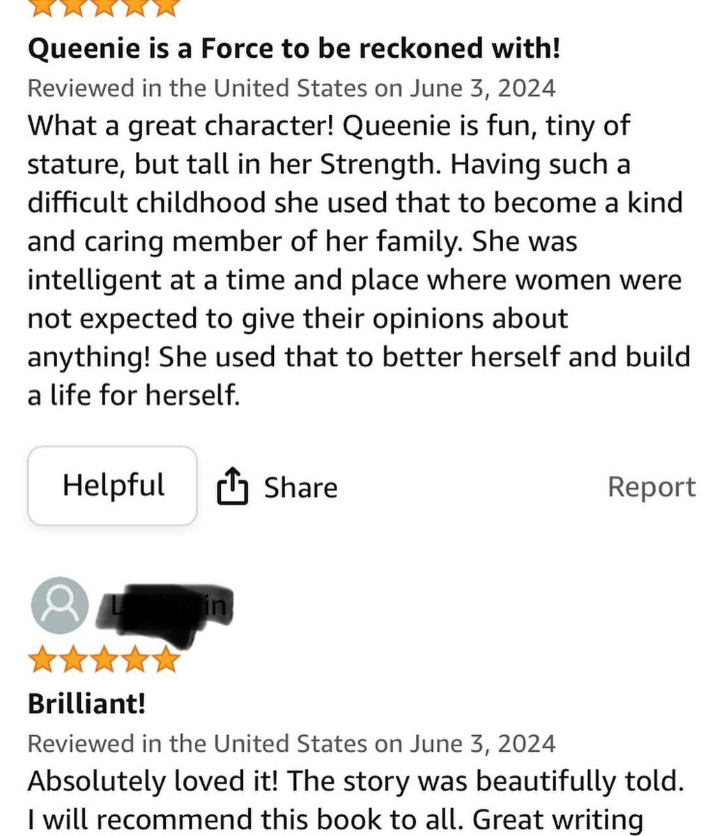 lkwildeauthor's tweet photo. I’m so grateful for these reviews that have come in over the last couple of days! 

‘Queenie of Norwich’ has been out for a couple of years now and it amazes me that people are still discovering it! 

https://t.co/QT2GHeyc4K https://t.co/9w9vseLRLC