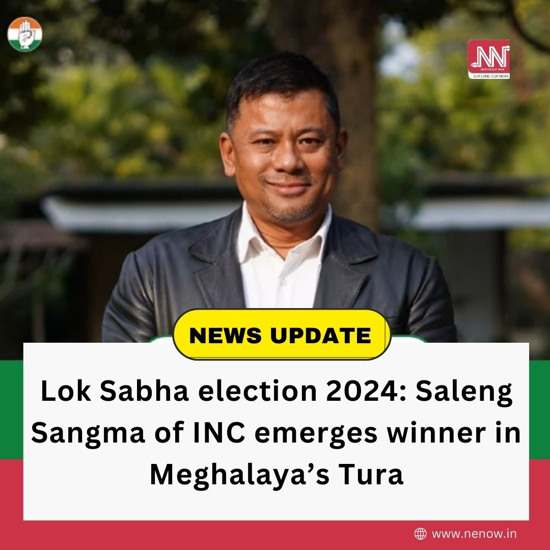 Northeast Lok Sabha Election Result 2024 LIVE: Congress claims Tura Lok Sabha seat, 3,83,919 votes polled in favor of Saleng Sangma who won with a margin of more than 1.5 lakh from one of Meghalaya's two constituencies #turaloksabhaconstituency #LokSabhaElection2024 #meghalaya