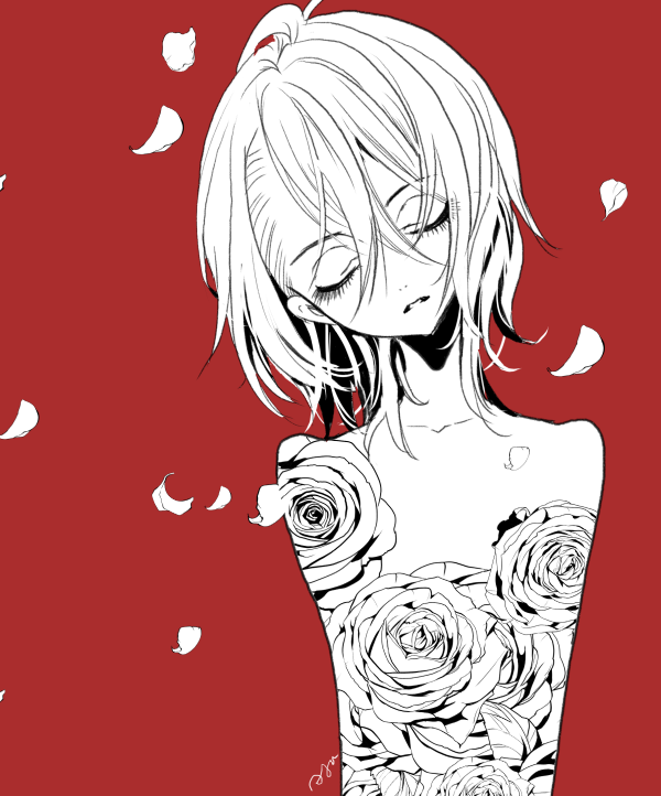 「赤っぽい絵と美少年 」|櫻日和鮎実🎀連載中のイラスト
