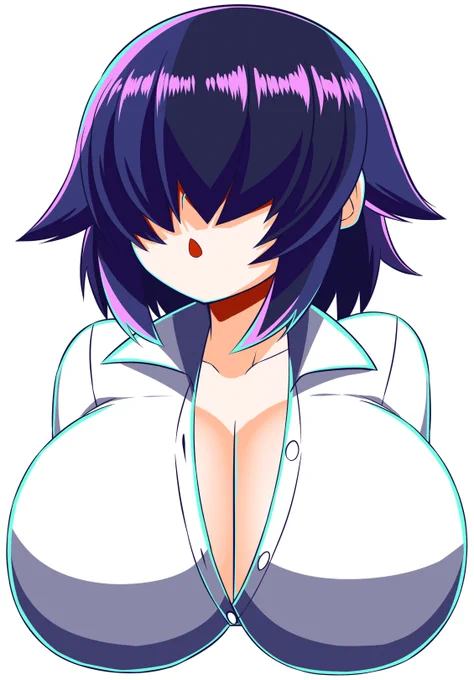 メカクレちゃん乳 