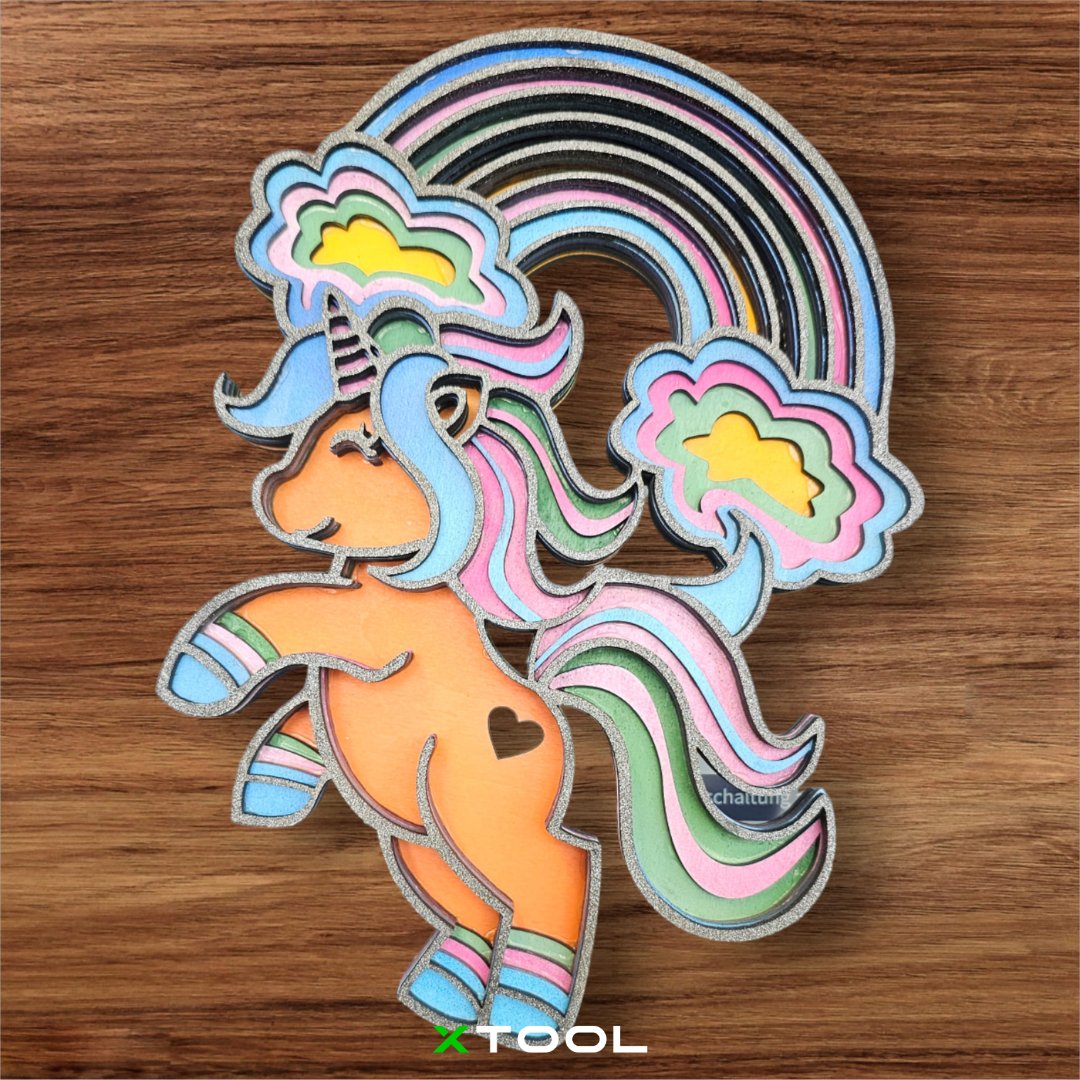 xToolOfficial's tweet image. Have you been engraving a lot lately? Switch things up with laser cutting! Try creating multi-layer projects with 4mm plywood. They look absolutely stunning!
Machine:👉xTool M1
Setting: Reference 3mm Balsa
FYI: dataaccess.mblock.cc/r/nj
📷: FB-Sarah Breuer
#xtool #xtoolm1 #craft