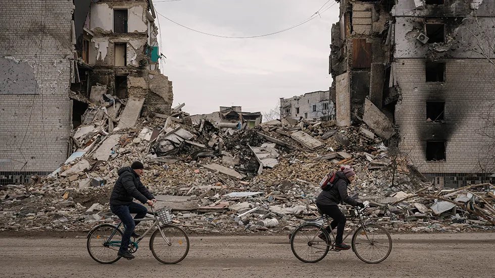 GregBufithis's tweet photo. “What Ukraine Has Lost”

An astonishing, first-of-its-kind, report by the NYT assessing damage in Ukraine. Even if the war ends tomorrow, in many places there will be nothing to go back to.

The scale is hard to comprehend. 

More buildings have been destroyed in Ukraine than if every building in Manhattan were to be leveled four times over. Parts of Ukraine hundreds of miles apart look like Dresden or London after World War II, or Gaza after half a year of bombardment.

This is the first comprehensive picture of where the Ukraine war has been fought and the totality of the destruction. 

Using detailed analysis of years of satellite data, the researchers developed a record of each town, each street, each building that has been blown apart.

https://t.co/ObEvzFrBI0