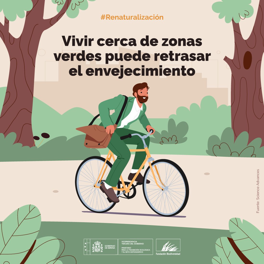 Las personas que viven rodeadas por un 30% de zonas verdes 🌳 en un radio de 5 km a la redonda en su ciudad 🏙️ pueden llegar a ser biológicamente 2,5 años más jóvenes.

ℹ️ Así lo indica un estudio de la Universidad de <a href="/NorthwesternU/">Northwestern</a> (EUA).

#Renaturalización