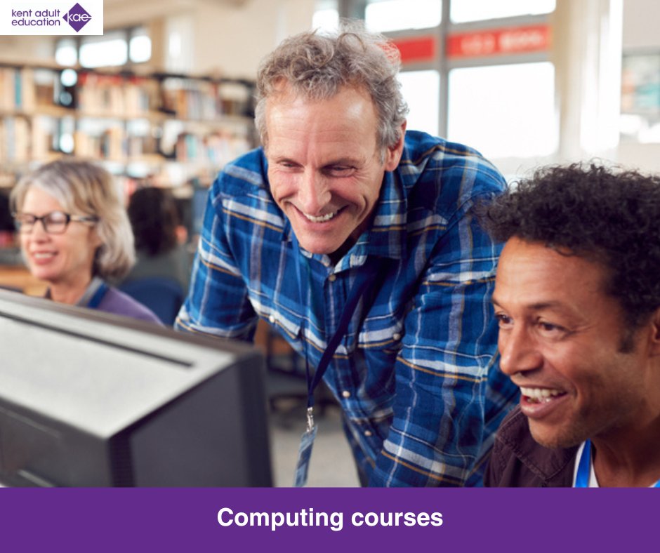 KentAdultEd's tweet photo. Would you like to improve your skills using a computer? Our range of Computing courses will introduce you to different features on Microsoft programmes, how to surf the internet and much more. Browse our courses and book here: https://t.co/llrL9vWbwJ #Kent #AdultEd https://t.co/MnUfEo1MpM