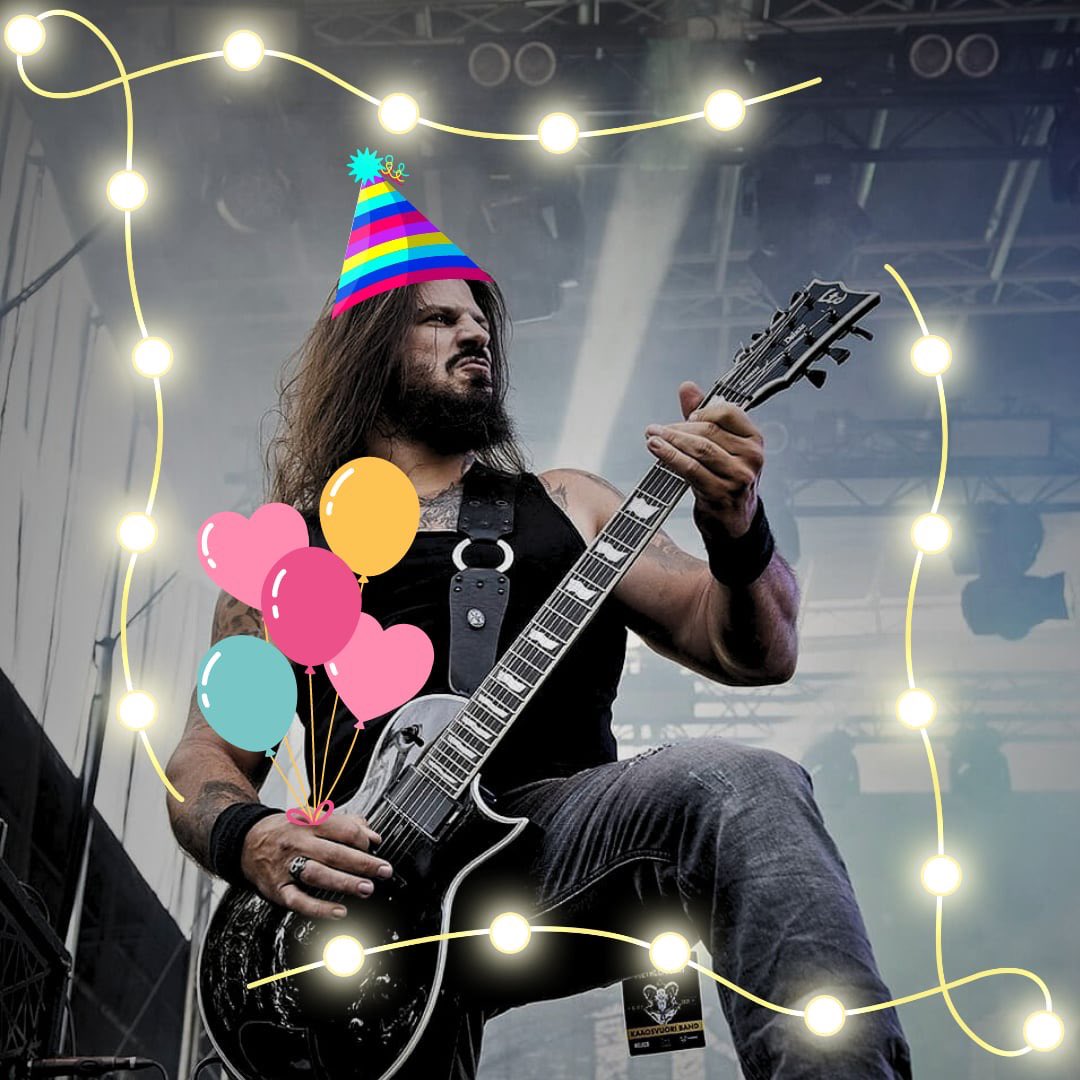 WolfheartFIN's tweet photo. Our brother and main axe man VAGELISS turns 40 years old today! Give your best to salute him! 🫡

'The King' is his favorite W song to play live, but the upcoming new single 'GRAVE' might be his new favorite! Be ready for this friday! 🔥

PRE-SAVE: https://t.co/DO275NHdUH https://t.co/m50cAjxnWy