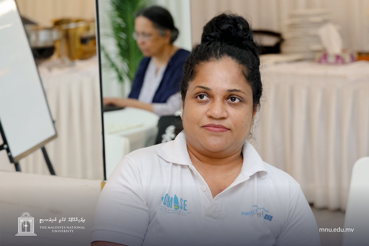 MNUedu's tweet photo. More snaps from Day 2 of the Regional Policy Roundtable on Marine Litter Prevention in Lakshadweep Sea (PROMISE) Project.
#MNU #ProjectPROMISE #sustainability #NationBuildingSince1973 #1universityinthemaldives https://t.co/NspXkkjT9l