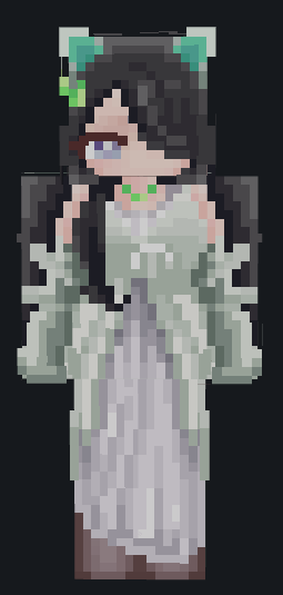 I draw a girl(mc skin)
#minecraft
#blockbench
#pixelart