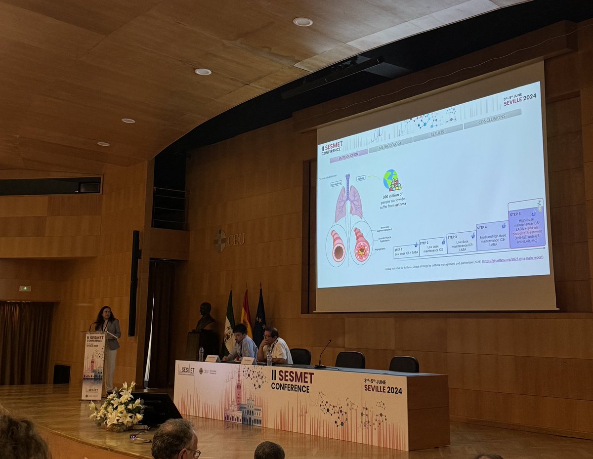 Brilliant work and even better presentation on biomarkers for asthma treatment monitoring !! Congrats 🎉 👏🏻 <a href="/nurcgomez97/">Nuria Contreras Gómez</a> <a href="/ALMAVILLASEOR2/">ALMA VILLASEÑOR</a> <a href="/allerbiomics/">Allerbiomics</a>