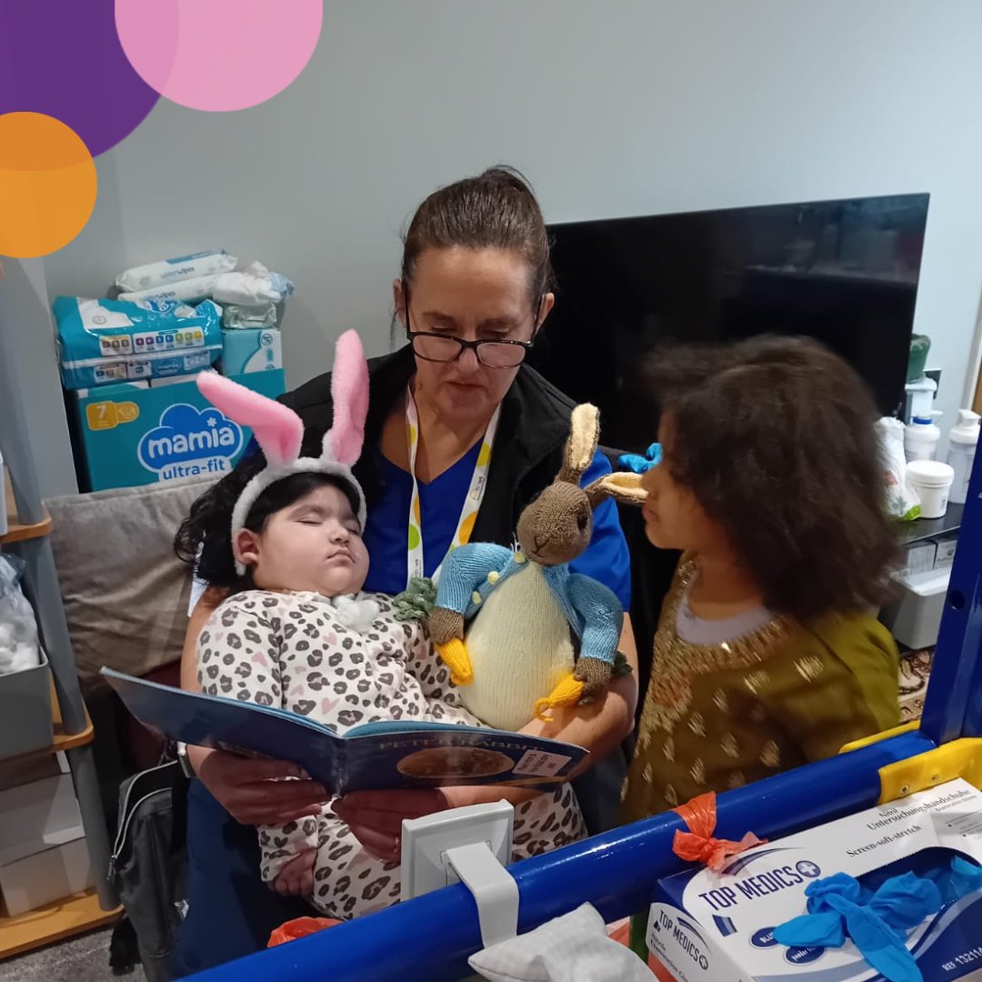 Ruqayya and her family are supported by our Hospice at Home service. 

The Hospice at Home team not only provide palliative nursing care and support at home, but the opportunity to make memories together as a family🌈